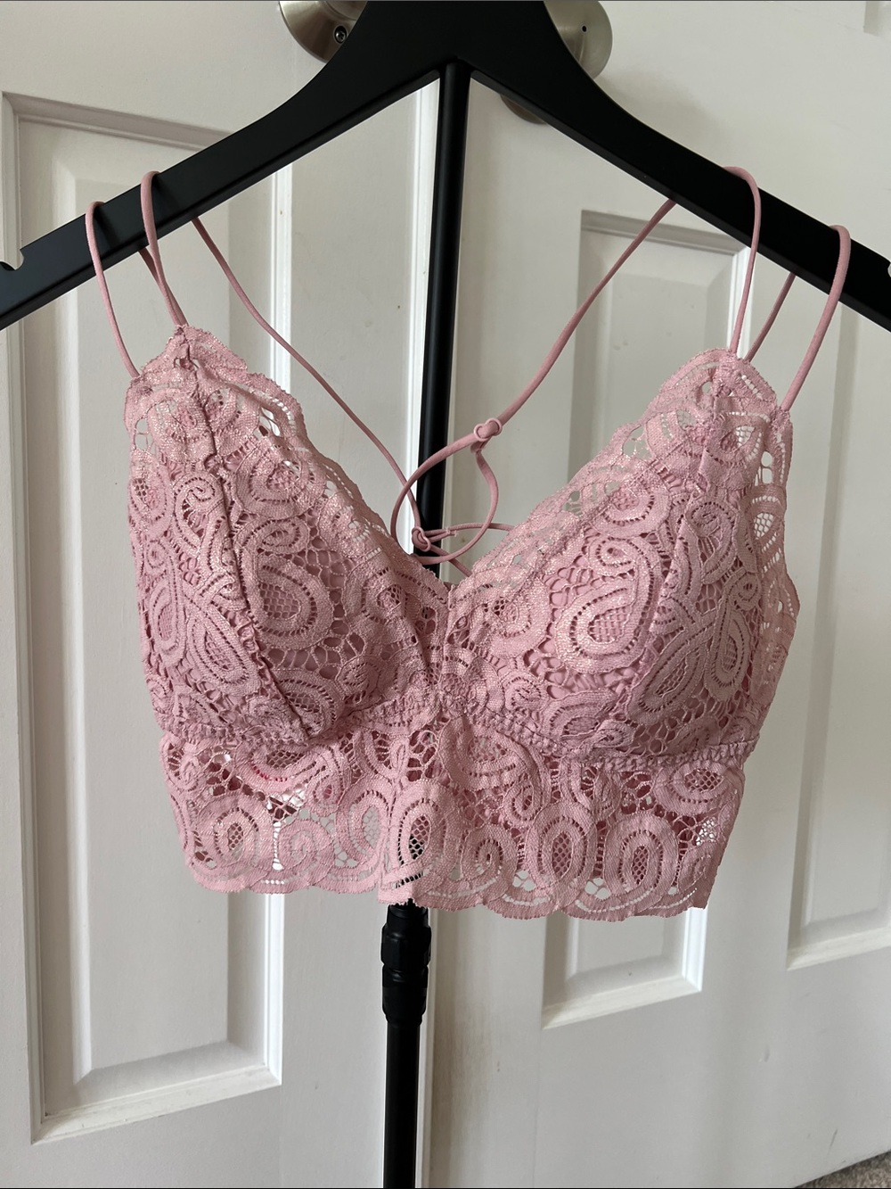 PINK Victoria's Secret Pink Sparkle Lace Bralette